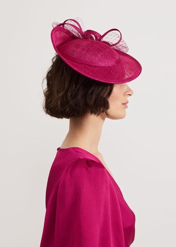 Phase Eight Pink Twist Back Bow Fascinator Hats Pink Australia | NW4368710